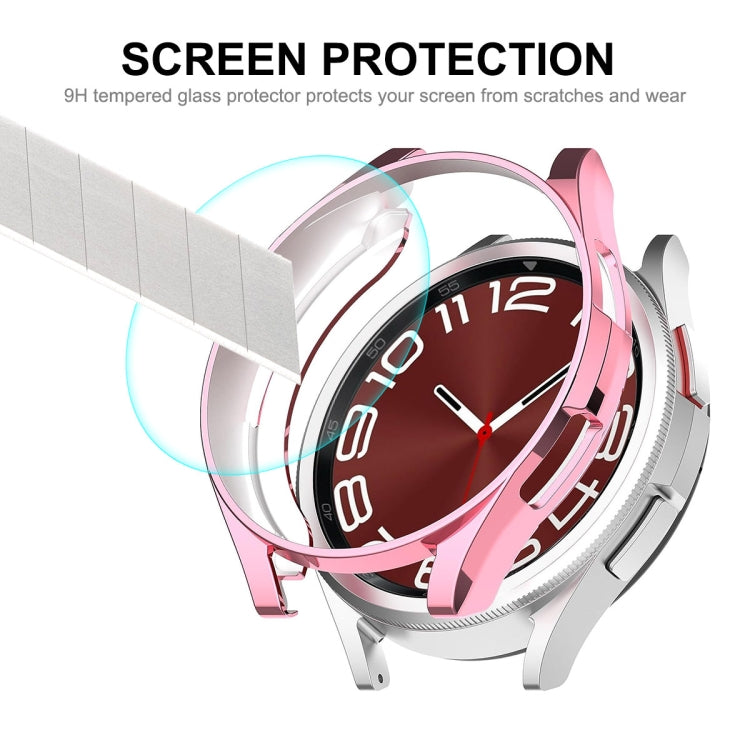 For Samsung Galaxy Watch6 Classic 47mm ENKAY Hat-Prince Transparent Soft TPU Case + 0.2mm 9H Glass Screen Protector - Watch Cases by ENKAY | Online Shopping UK | buy2fix