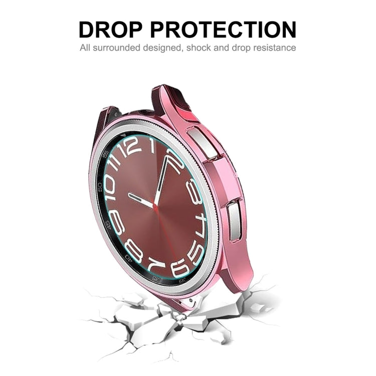 For Samsung Galaxy Watch6 Classic 47mm ENKAY Hat-Prince Transparent Soft TPU Case + 0.2mm 9H Glass Screen Protector - Watch Cases by ENKAY | Online Shopping UK | buy2fix