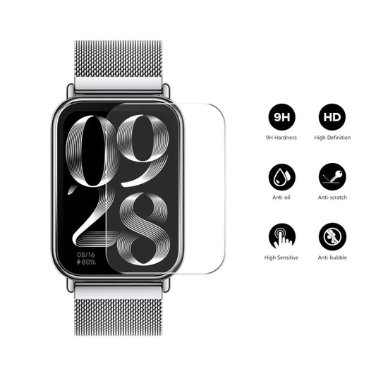 For Xiaomi Mi Band 8 Pro 5pcs ENKAY 0.2mm 9H Tempered Glass Screen Protector Watch Film by ENKAY