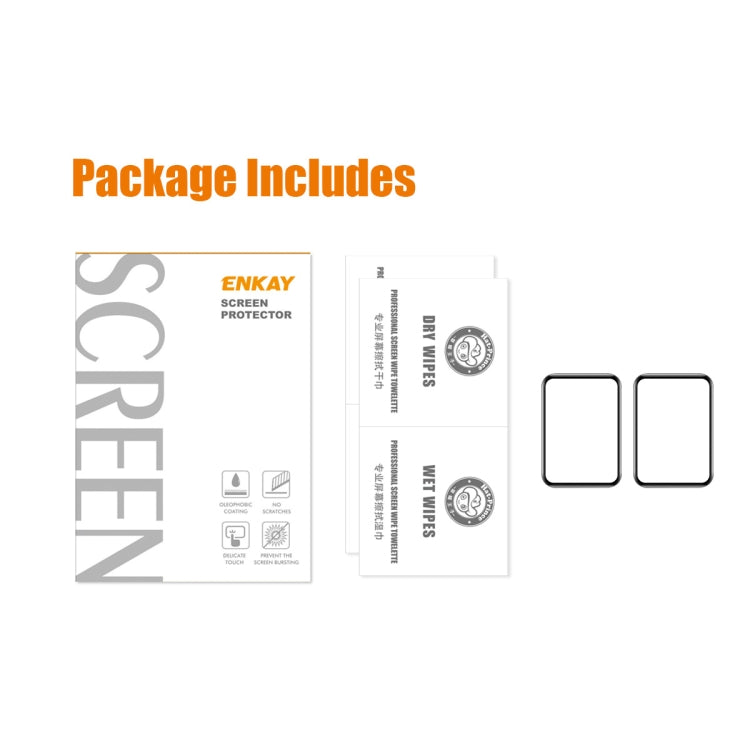 For Huawei Watch Fit Special Edition 2pcs ENKAY 3D Full Coverage Soft PC Edge PMMA HD Screen Film by ENKAY