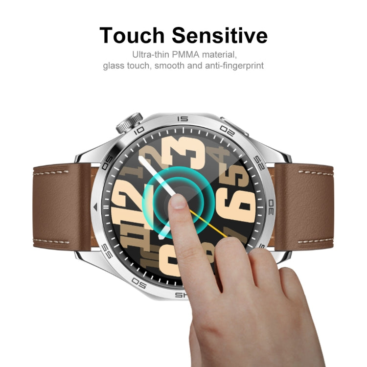For Huawei Watch GT 4 46mm 2pcs ENKAY 3D Full Coverage Soft PC Edge PMMA HD Screen Film - Screen Protector by ENKAY | Online Shopping UK | buy2fix