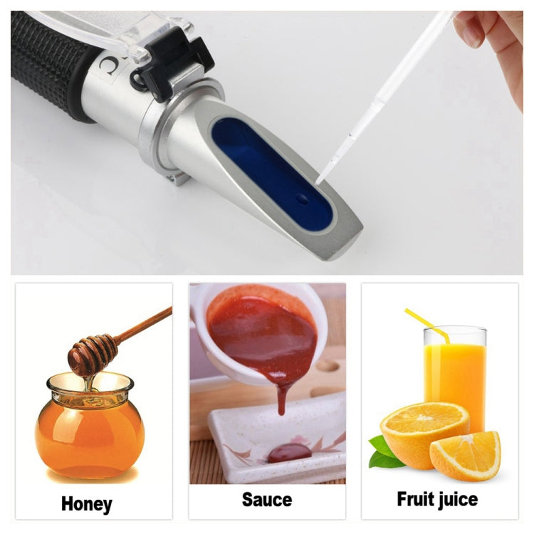 RZ117 Optical Brix Meter Handheld High Concentration Brix Meter Honey Sugar Meter 0-90 Range - Digital Refractometer by buy2fix | Online Shopping UK | buy2fix