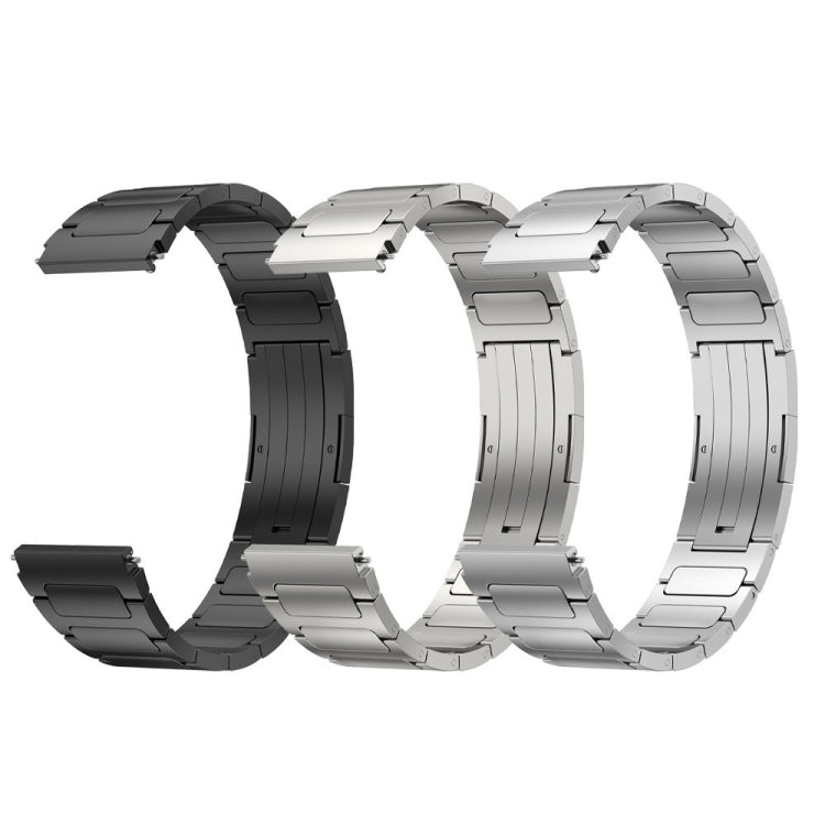 For SUUNTO 9 Peak Pro 22mm I-Shaped Titanium Alloy Watch Band(Grey) - by buy2fix | Online Shopping UK | buy2fix