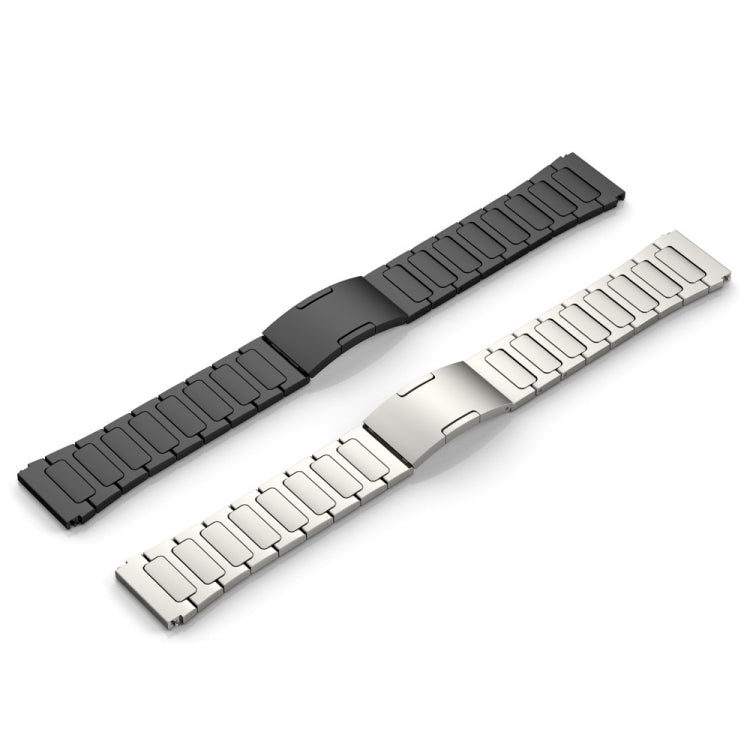 For Amazfit GTR 4 22mm I-Shaped Titanium Alloy Watch Band(Sliver) by buy2fix