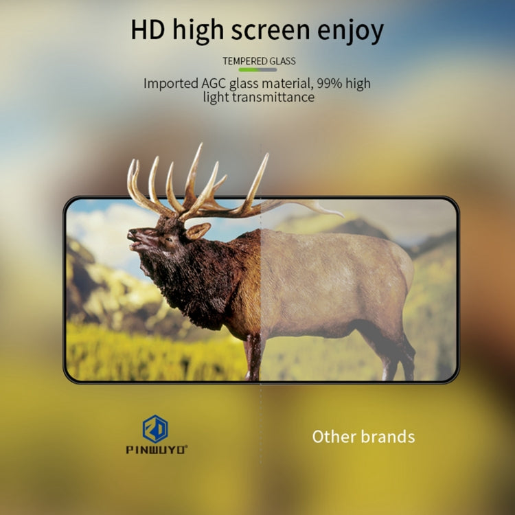For Xiaomi 13T / 13T Pro PINWUYO 9H 3D Full Screen Explosion-proof Tempered Glass Film(Black) - by PINWUYO | Online Shopping UK | buy2fix