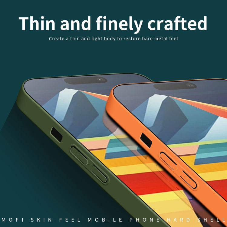For iPhone 14 MOFI Qin Series Skin Feel All-inclusive PC Phone Case(Black) - iPhone 14 Cases by MOFI | Online Shopping UK | buy2fix