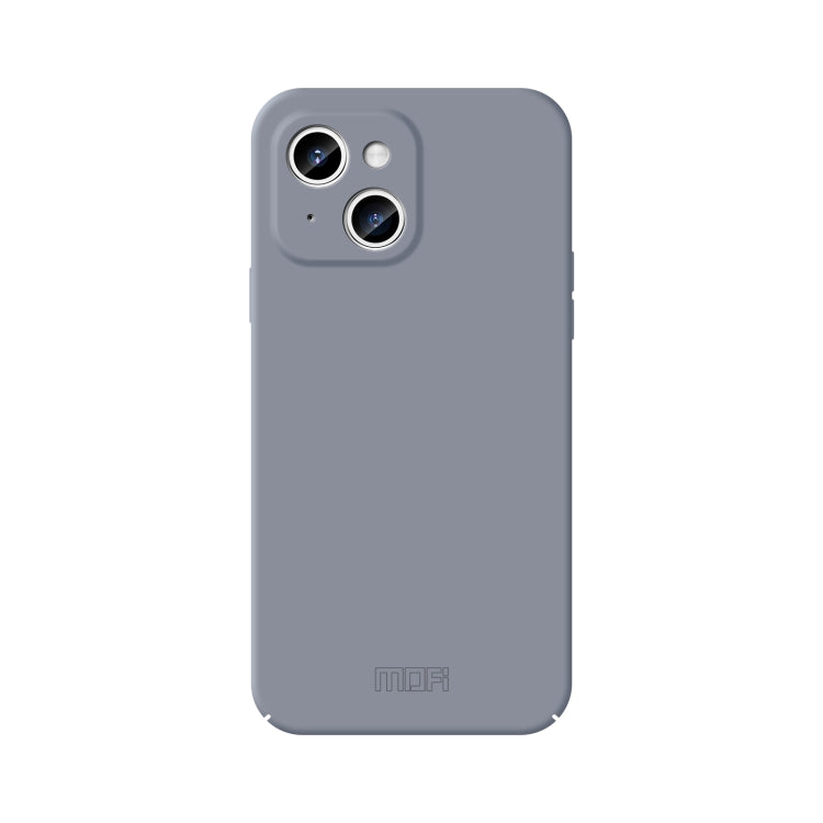 For iPhone 14 MOFI Qin Series Skin Feel All-inclusive PC Phone Case(Gray) - iPhone 14 Cases by MOFI | Online Shopping UK | buy2fix