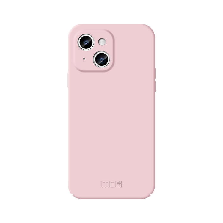 For iPhone 14 MOFI Qin Series Skin Feel All-inclusive PC Phone Case(Pink) - iPhone 14 Cases by MOFI | Online Shopping UK | buy2fix