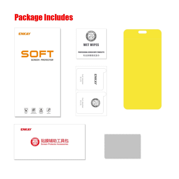 For Huawei Mate 60 Pro ENKAY Hat-Prince Full Glue Coverage Soft Explosion-proof Hydrogel Film - For Huawei by ENKAY | Online Shopping UK | buy2fix