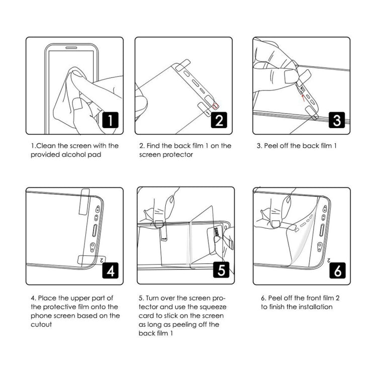 For Huawei Mate 60 Pro ENKAY Hat-Prince Full Glue Coverage Soft Explosion-proof Hydrogel Film - For Huawei by ENKAY | Online Shopping UK | buy2fix