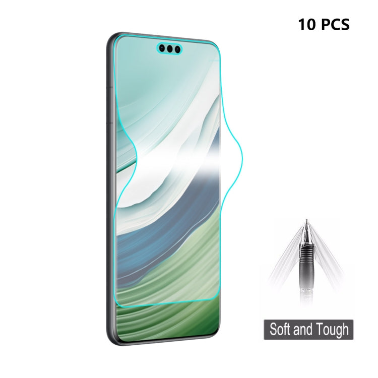 For Huawei Mate 60 Pro 10pcs ENKAY Hat-Prince Full Glue Coverage Soft Explosion-proof Hydrogel Film - For Huawei by ENKAY | Online Shopping UK | buy2fix