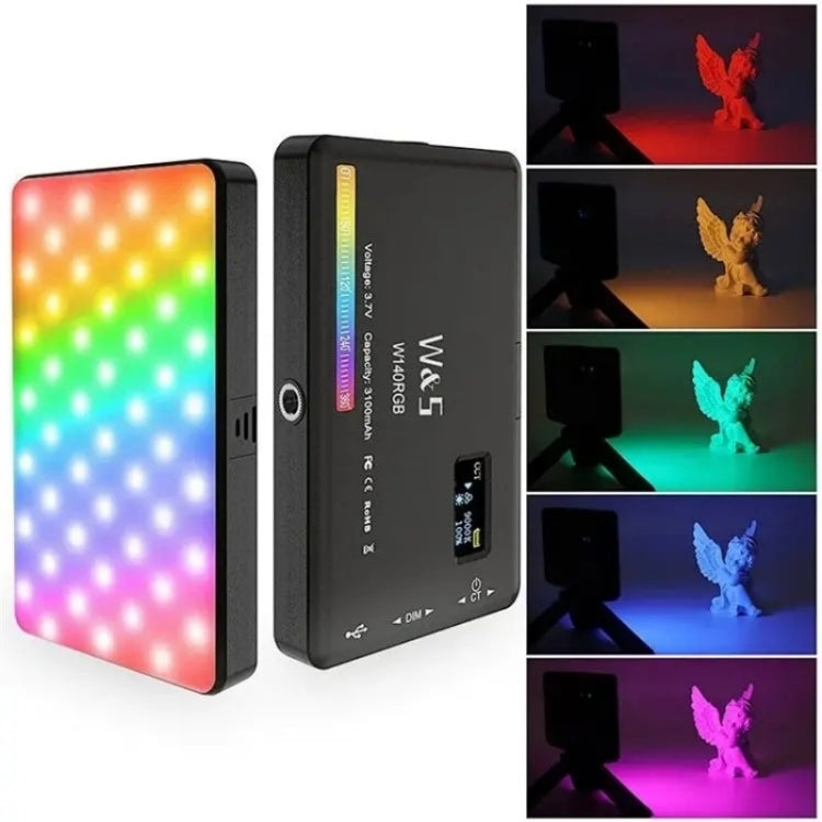 VLOGLITE W140RGB For Vlogging Photography LED Video Light Full Color RGB Camera Fill Light - by VLOGLITE | Online Shopping UK | buy2fix