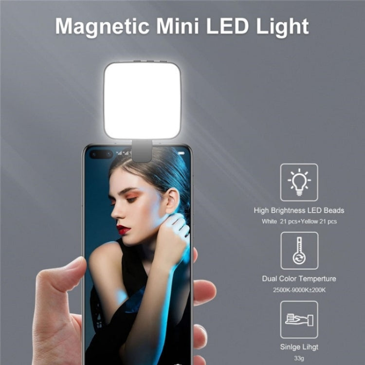 VLOGLITE W42 Laptop Magnetic Mini LED Fill Light Rechargeable Selfie Light Portable Phone Light - by VLOGLITE | Online Shopping UK | buy2fix