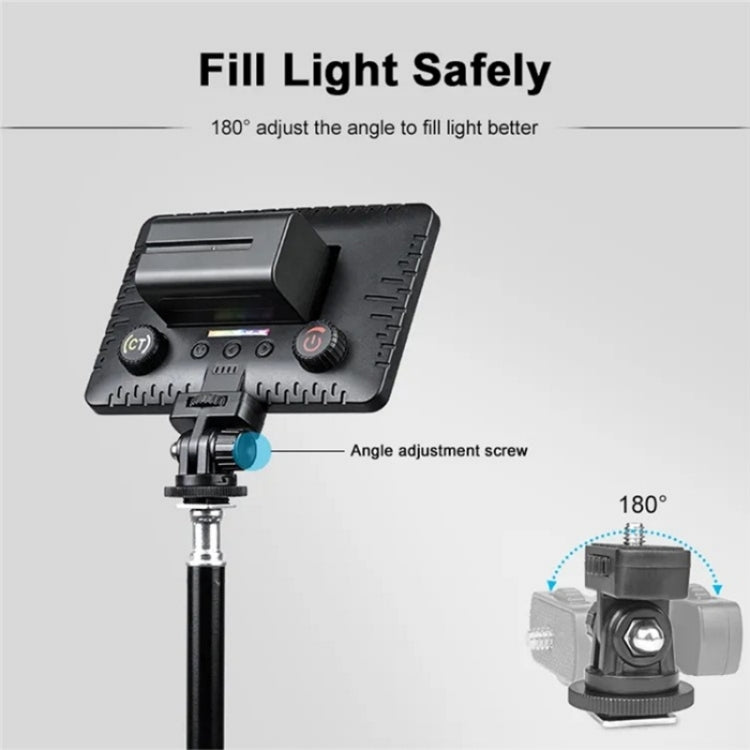 VLOGLITE PAD192RGB For DSLR Camera Gopro LED Camera Fill Light RGB Full Color Photography Lighting - by VLOGLITE | Online Shopping UK | buy2fix