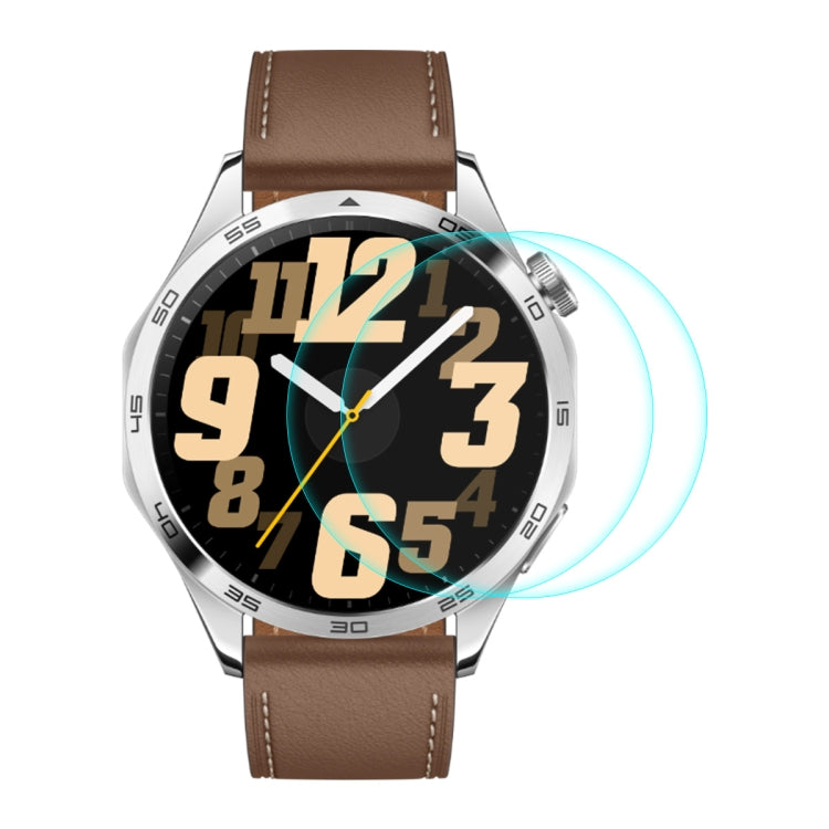 For Huawei Watch GT 4 46mm 2pcs ENKAY Hat-Prince 0.2mm 9H Tempered Glass Screen Protector Watch Film - Screen Protector by ENKAY | Online Shopping UK | buy2fix
