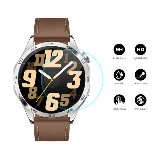For Huawei Watch GT 4 46mm 10pcs ENKAY Hat-Prince 0.2mm 9H Tempered Glass Screen Protector Watch Film by ENKAY