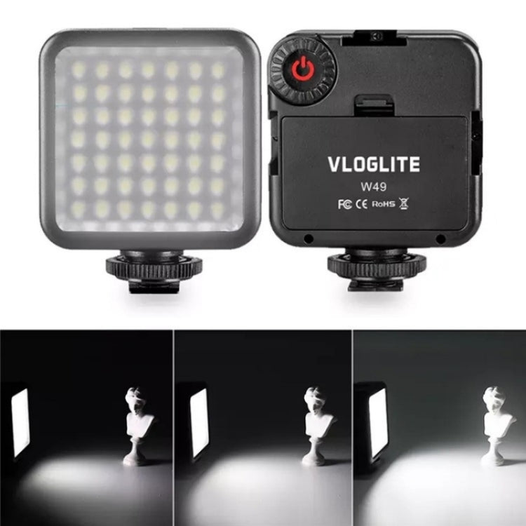 VLOGLITE W49 Photography Cell Phone Live Streaming Beauty Lights Mini Fill Light LED Camera Light - by VLOGLITE | Online Shopping UK | buy2fix