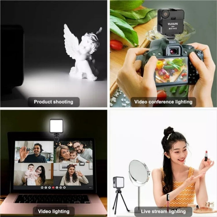 VLOGLITE W49 Photography Cell Phone Live Streaming Beauty Lights Mini Fill Light LED Camera Light - by VLOGLITE | Online Shopping UK | buy2fix