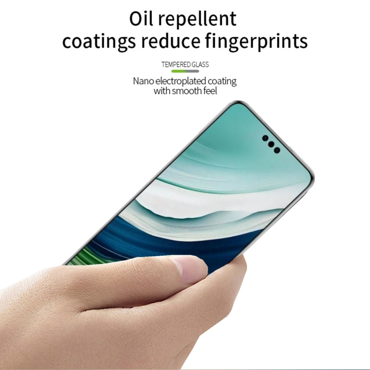 For Huawei Mate 60 Pro MOFI 9H 3D Hot Bending Tempered Glass Film(Black) - Huawei Tempered Glass by MOFI | Online Shopping UK | buy2fix