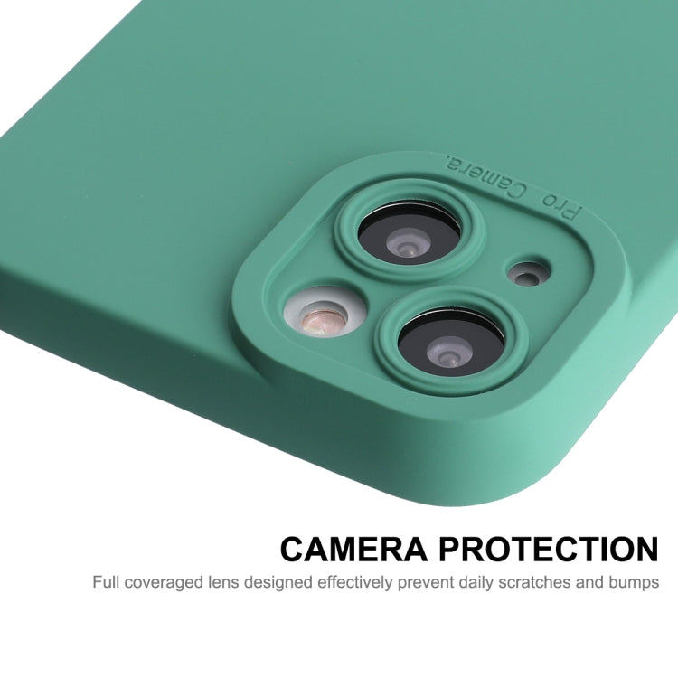 For iPhone 15 ENKAY Liquid Silicone Soft Shockproof Phone Case(Purple) - iPhone 15 Cases by ENKAY | Online Shopping UK | buy2fix