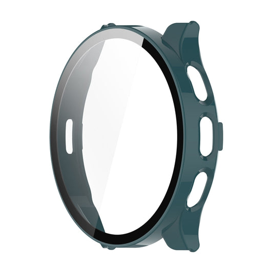 For Garmin Venu 3 ENKAY Hat-Prince Full Coverage Tempered Glass Film Integrated PC Watch Cover(Dark Green) by ENKAY