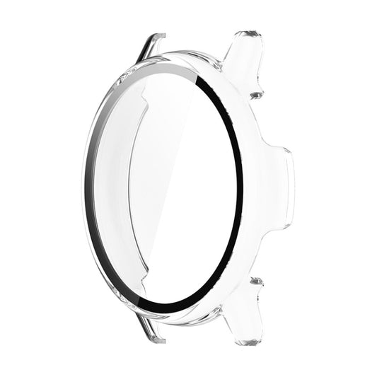 For Garmin Active 5 ENKAY Hat-Prince Full Coverage Tempered Glass Film Integrated PC Watch Cover(Transparent) by ENKAY