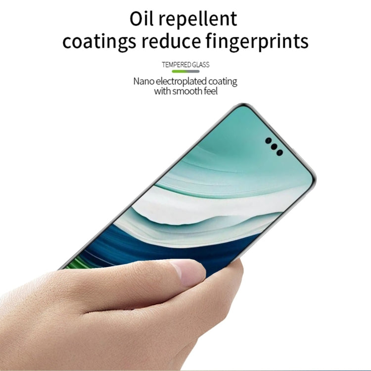 For Huawei Mate 60 Pro PINWUYO 9H 3D Hot Bending Tempered Glass Film(Black) - Huawei Tempered Glass by PINWUYO | Online Shopping UK | buy2fix