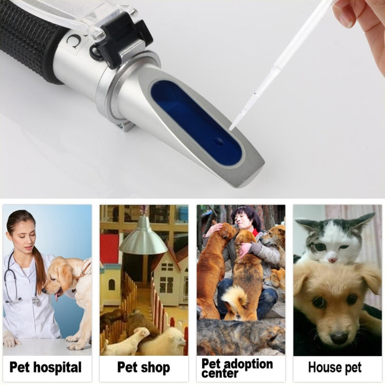 Pet dog cat serum protein plasma hemoglobin tester urine specific gravity RZ126 - Digital Refractometer by buy2fix | Online Shopping UK | buy2fix