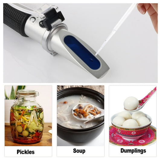Refractometer Optical Salinity Concentration Handheld High Precision Measuring Tool RZ112 0~28% - Digital Refractometer by buy2fix | Online Shopping UK | buy2fix