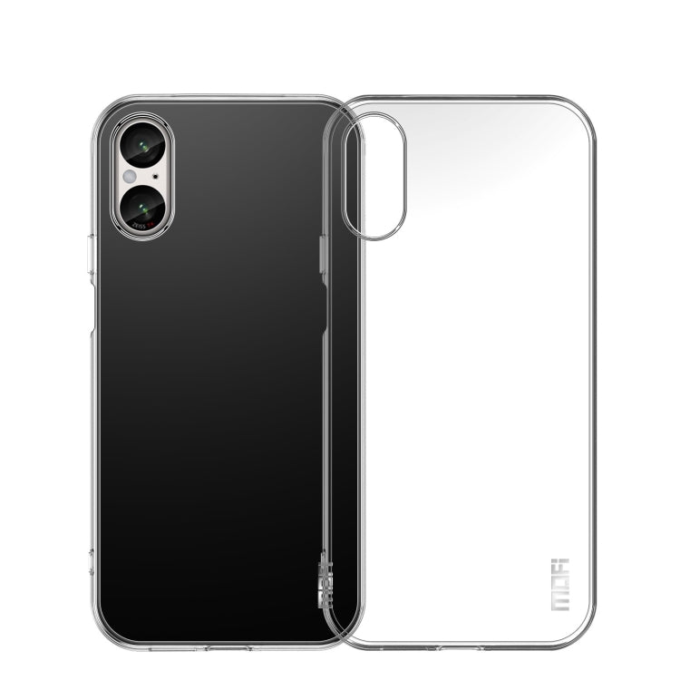 For Sony Xperia 5 V MOFI Ming Series Ultra-thin TPU Phone Case(Transparent) - Sony Cases by MOFI | Online Shopping UK | buy2fix