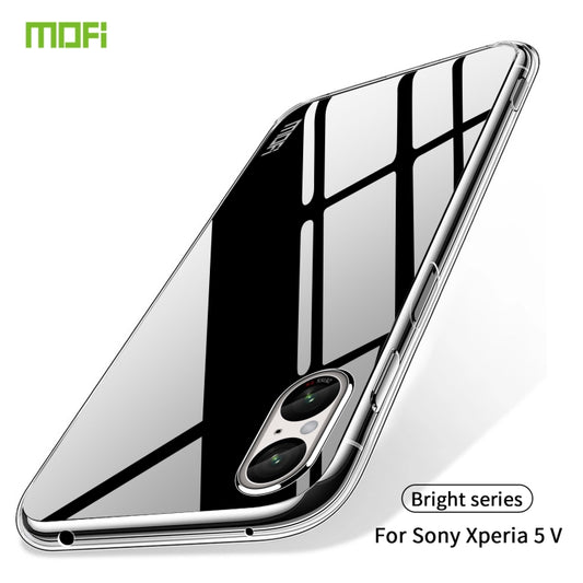 For Sony Xperia 5 V MOFI Ming Series Ultra-thin TPU Phone Case(Transparent) by MOFI