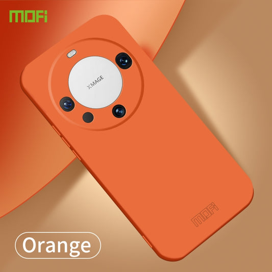 For Huawei Mate 60 Pro MOFI Qin Series Skin Feel All-inclusive PC Phone Case(Orange) by MOFI