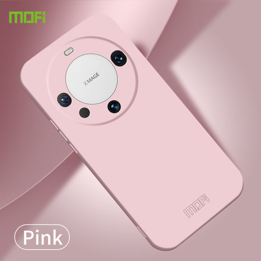 For Huawei Mate 60 Pro MOFI Qin Series Skin Feel All-inclusive PC Phone Case(Pink) by MOFI