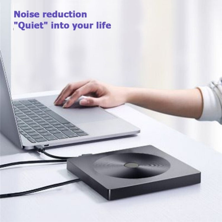 YJ895 High Speed DVD Burner Type-C Computer Laptop External Optical Drive Burner by buy2fix