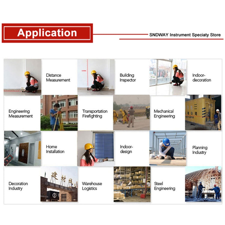 SNDWAY Handheld Laser Range Finder SW-E70 by SNDWAY