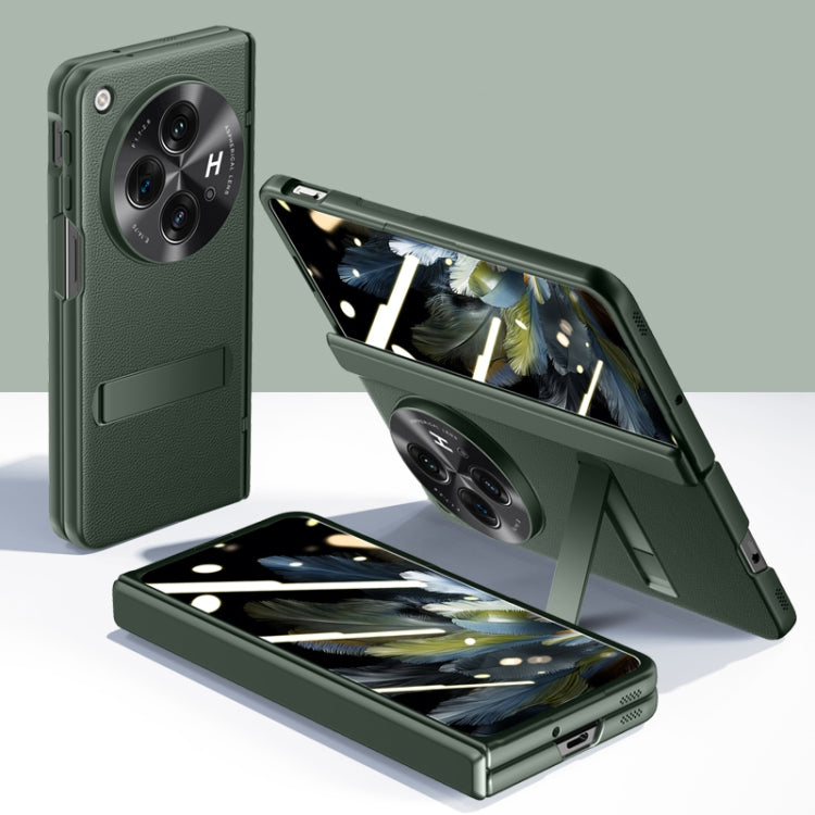 For OPPO Find N3 Pioneer Skin-Feel Case-film Integral Hinge Shockproof Phone Case(Green) - OPPO Cases by buy2fix | Online Shopping UK | buy2fix