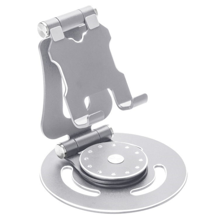 G62 Portable Folding 360-Degree Rotating Desktop Phone Holder(Silver) - Stand by buy2fix | Online Shopping UK | buy2fix