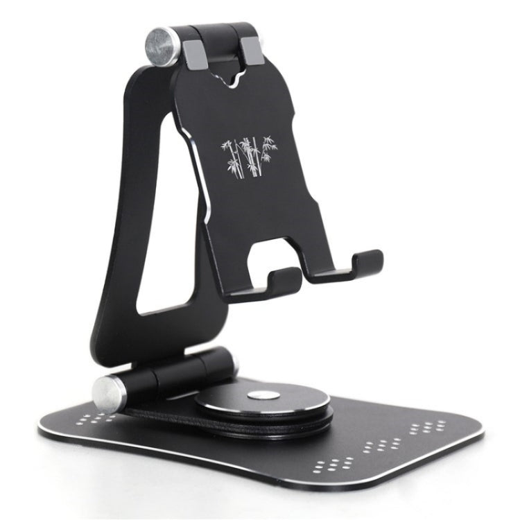 G61 Portable Folding 360-Degree Rotating Desktop Phone Holder(Black) - Stand by buy2fix | Online Shopping UK | buy2fix