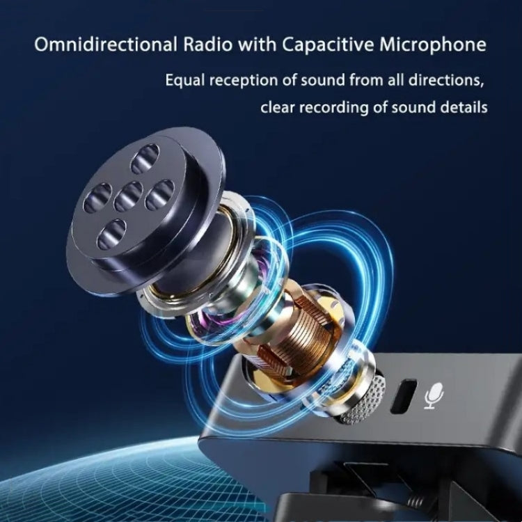 SX39 For USB-C / Type-C Port Live Broadcast Wireless Microphone Lavalier Noise Reduction Microphone - Microphone by buy2fix | Online Shopping UK | buy2fix
