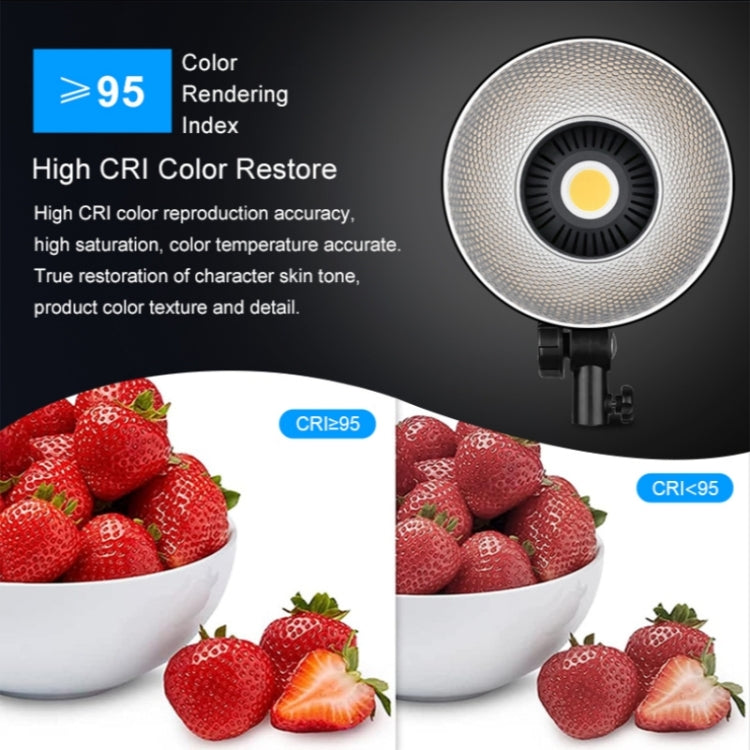 VLOGLITE P100 Professional Photography Video Fill Light 100W High Powerful Bright COB LED Light, Plug:US Plug - by VLOGLITE | Online Shopping UK | buy2fix