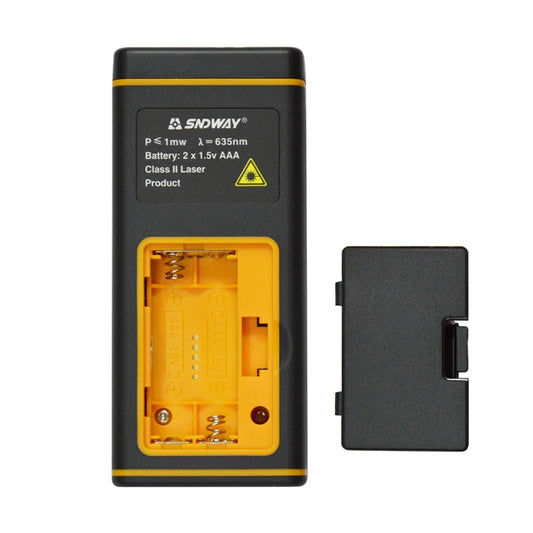SNDWAY Double Horizontal bubble Rangefinder Laser Distance Meter Range Hand Tool Device SW-TG50 by SNDWAY