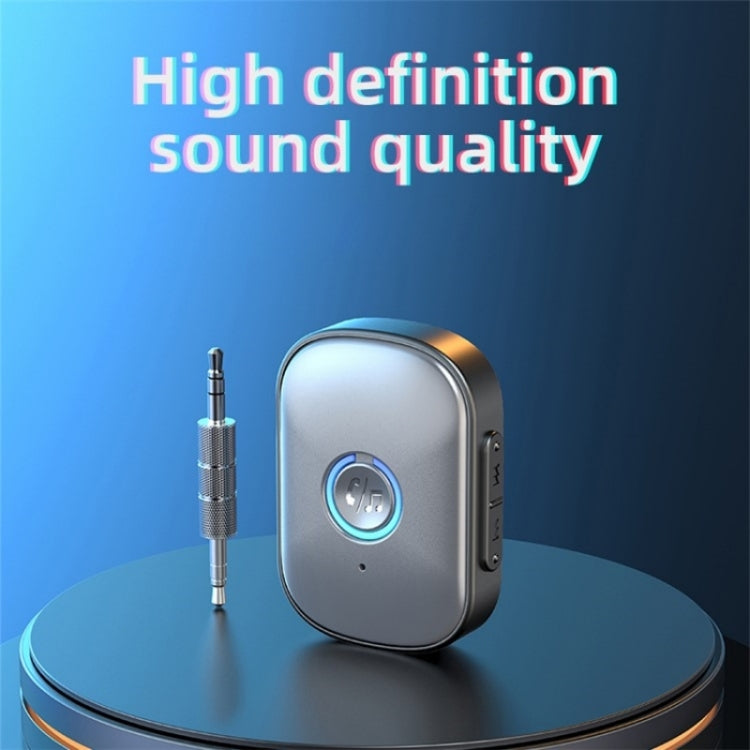 Portable Mini BT 5.3 Receiver Car Audio Adapter Hands-Free AUX Car Bluetooth Receiver by buy2fix