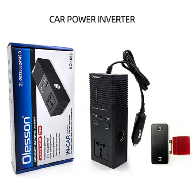 12V to 220V Car Power Inverter 200W Power Socket Car Cigarette Lighter Charger by buy2fix