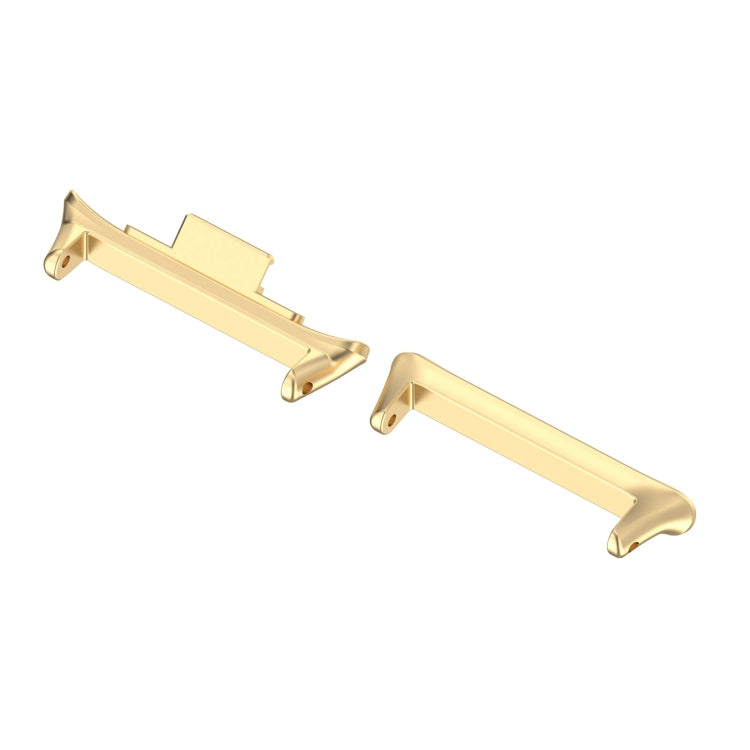 For Redmi Watch 4 1 Pair 22mm Stainless Steel Metal Watch Band Connector(Gold) - For Xiaomi by buy2fix | Online Shopping UK | buy2fix