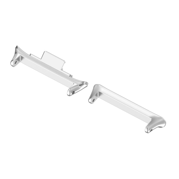 For Xiaomi Band 8 Pro 1 Pair 22mm Stainless Steel Metal Watch Band Connector(Silver) - For Xiaomi by buy2fix | Online Shopping UK | buy2fix