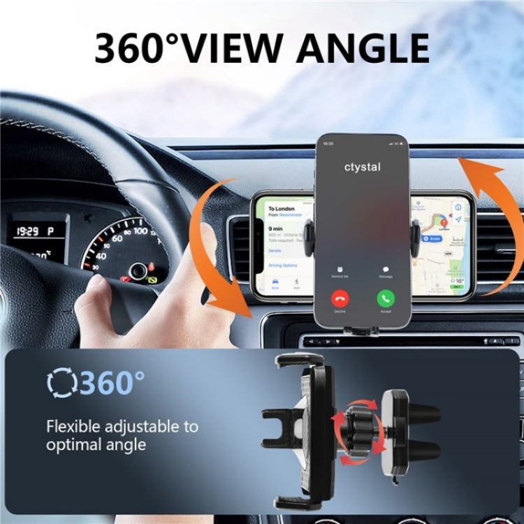 360 Degree Rotation Mobile Phone Holder Bracket Car Air Outlet Clip Mount - Universal Car Holders by buy2fix | Online Shopping UK | buy2fix