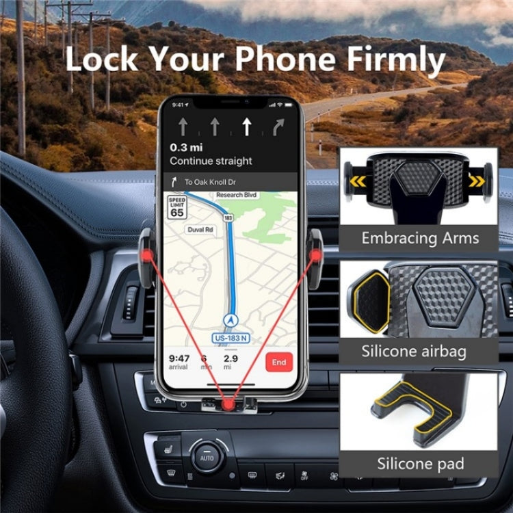360 Degree Rotation Mobile Phone Holder Bracket Car Air Outlet Clip Mount - Universal Car Holders by buy2fix | Online Shopping UK | buy2fix