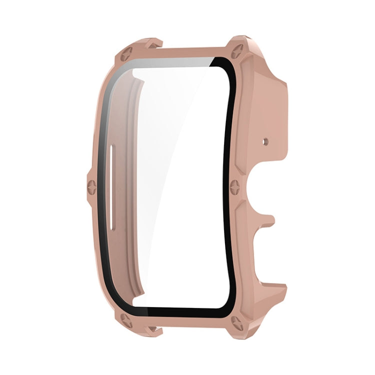 For OPPO Watch 4 Pro ENKAY Hat-Prince Full Coverage PC + Tempered Glass Film Integrated Watch Case(Pink) - Watch Case by ENKAY | Online Shopping UK | buy2fix