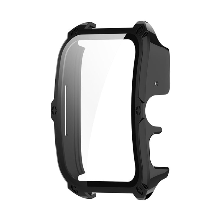 For OPPO Watch 4 Pro ENKAY Hat-Prince Full Coverage PC + Tempered Glass Film Integrated Watch Case(Black) - Watch Case by ENKAY | Online Shopping UK | buy2fix