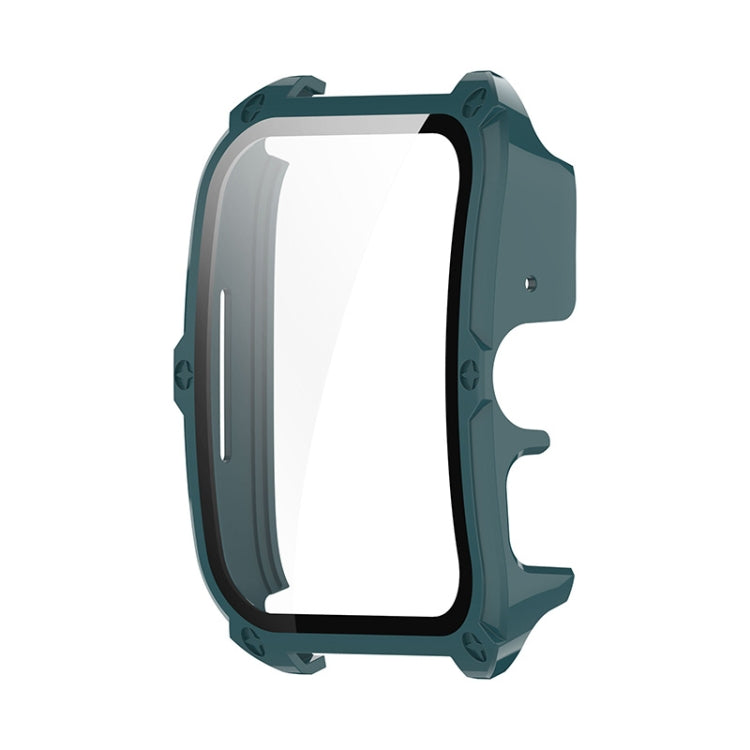 For OPPO Watch 4 Pro ENKAY Hat-Prince Full Coverage PC + Tempered Glass Film Integrated Watch Case(Dark Green) - Watch Case by ENKAY | Online Shopping UK | buy2fix